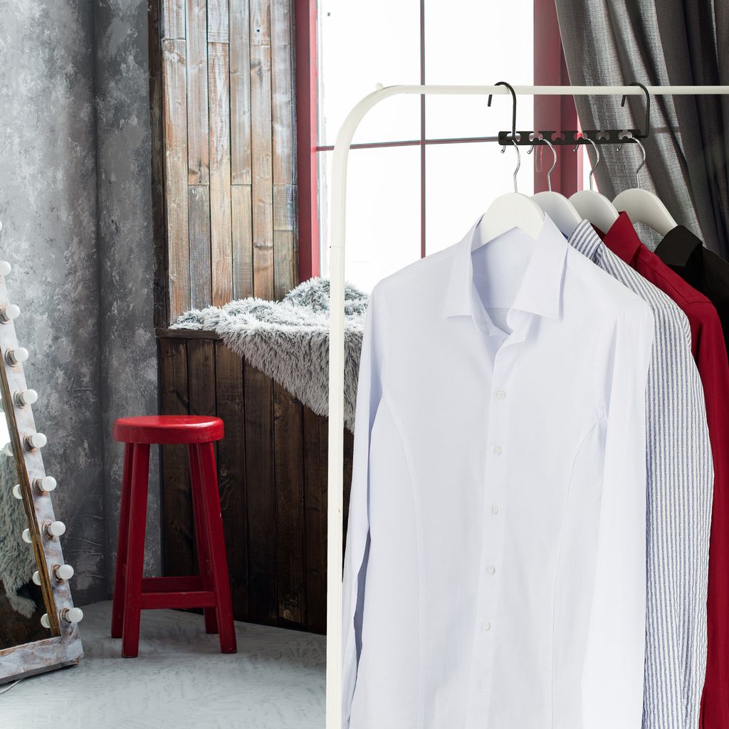 30x platzsparende Kleiderbügel - schwarz - Kleiderbügel - Kleiderschrank Organizer