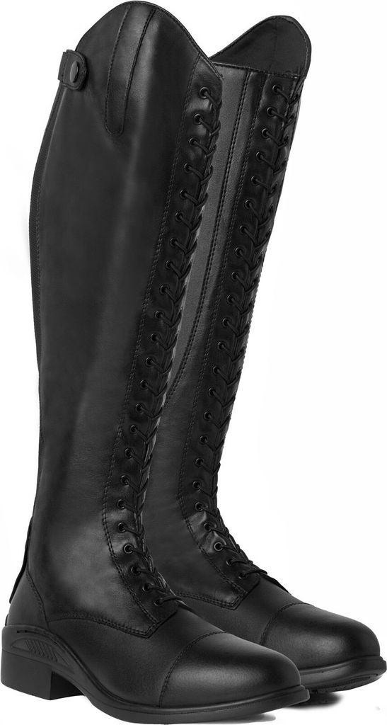 Horze Damenreitstiefel mit Schnürung, Schwarz, 40