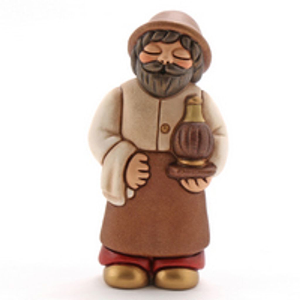 THUN Krippe 'Gastwirt Jubiläums rot - 14 cm h'