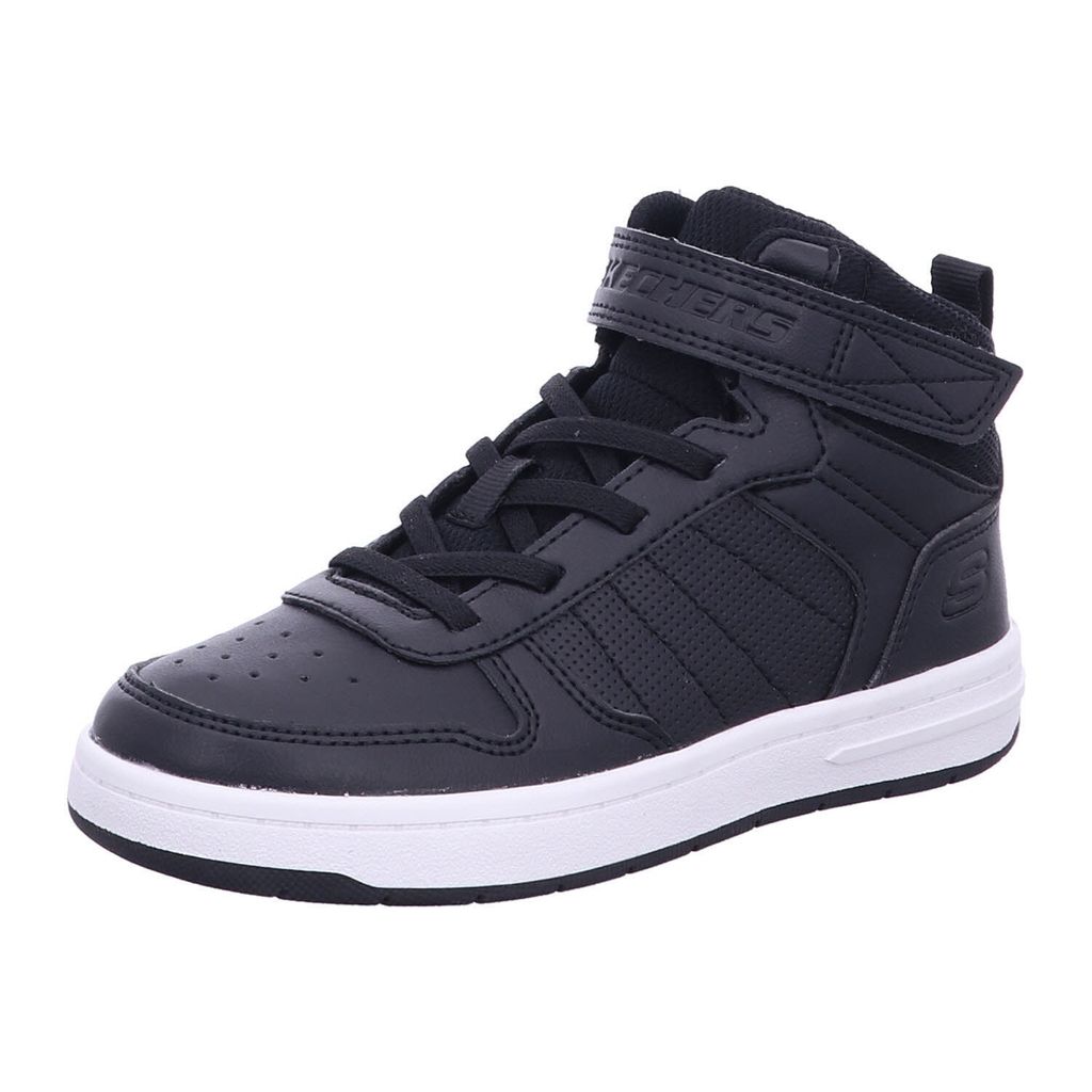Skechers SMOOTH STREET - VORREZ Jungen Sneaker High Freizeitschuhe schwarz 30