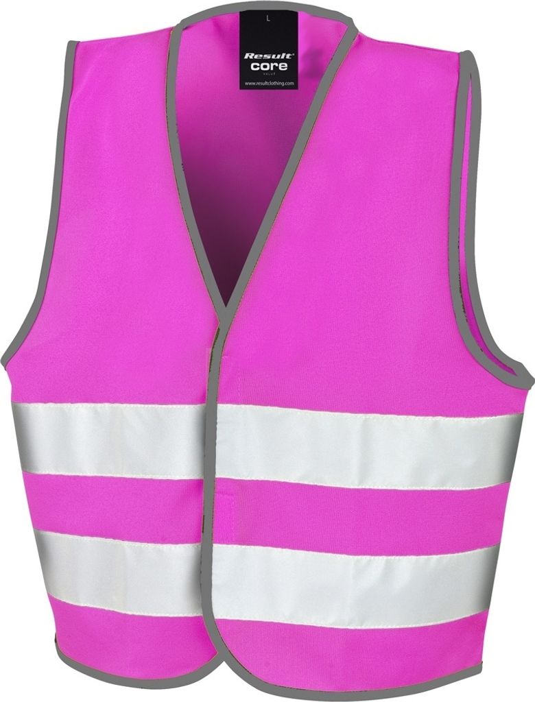 Result - "Enhanced" Hi-Vis Weste für Kinder PC4180 (L) (Pink)