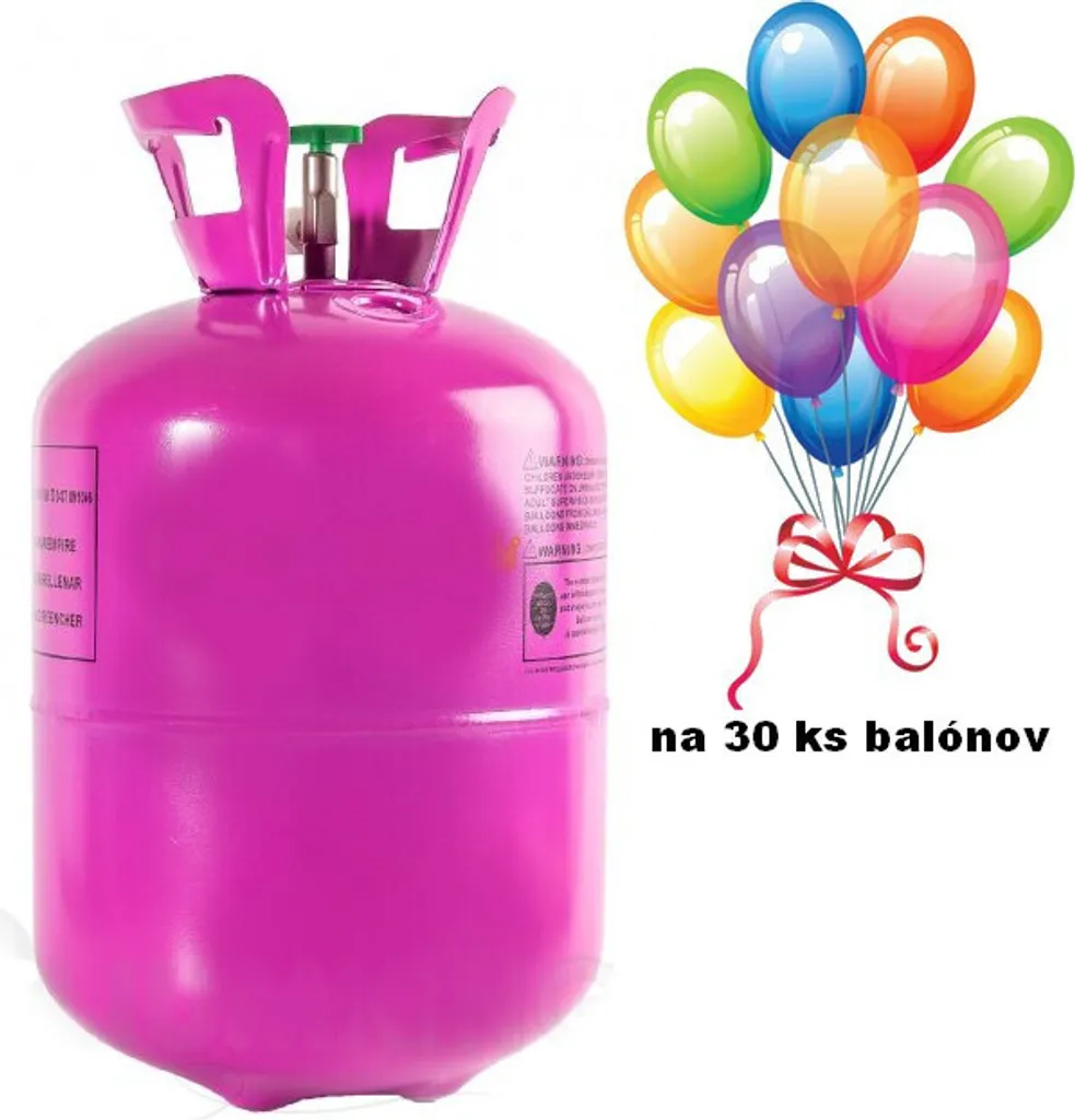 Kit hélium 0,25 m3 avec détendeur intégré pour 30 ballons de fête