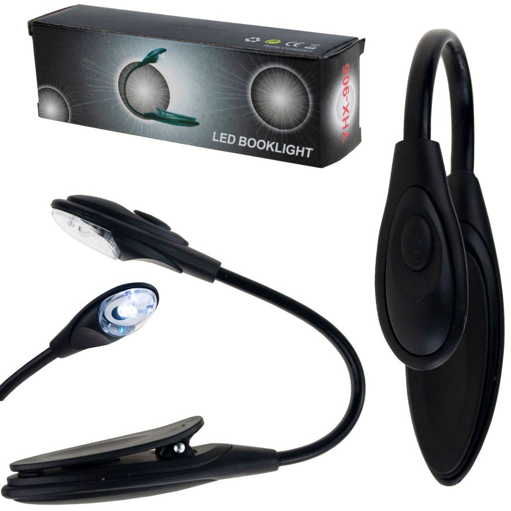 Lampa LED do czytania książek Elastyczny monitor Baterie Zdjęcie produktu 
