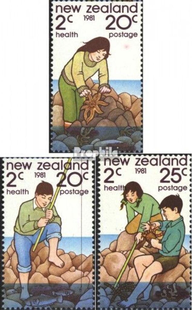 Briefmarken Neuseeland 1981 Mi 828-830 (kompl.Ausg.) postfrisch Gesundheit