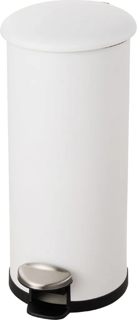 Poubelle 30L pour intérieur The Zinc blanche, idéale cuisine et bureau
