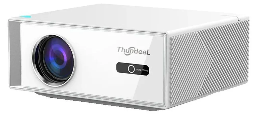 Projecteur Full HD 1080p 16000 Lumens Android avec Prise EU Blanche