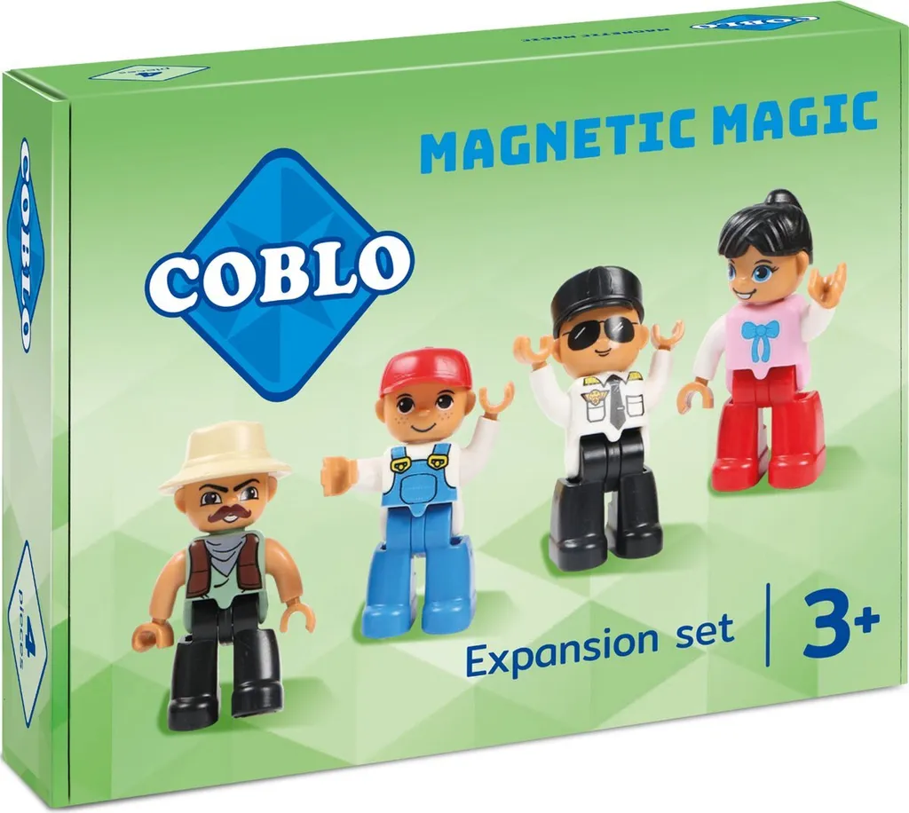 Jeu de construction magnétique Big People 4 pièces pour tout-petits