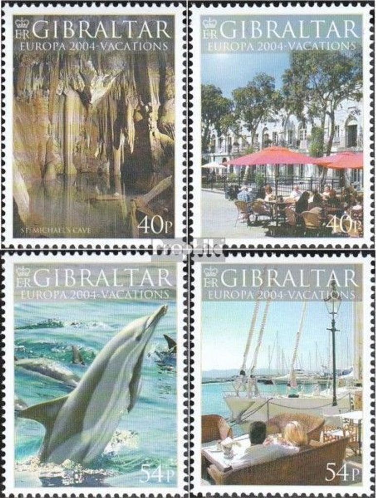 Briefmarken Gibraltar 2004 Mi 1064-1067 (kompl.Ausg.) postfrisch Europa Ferien