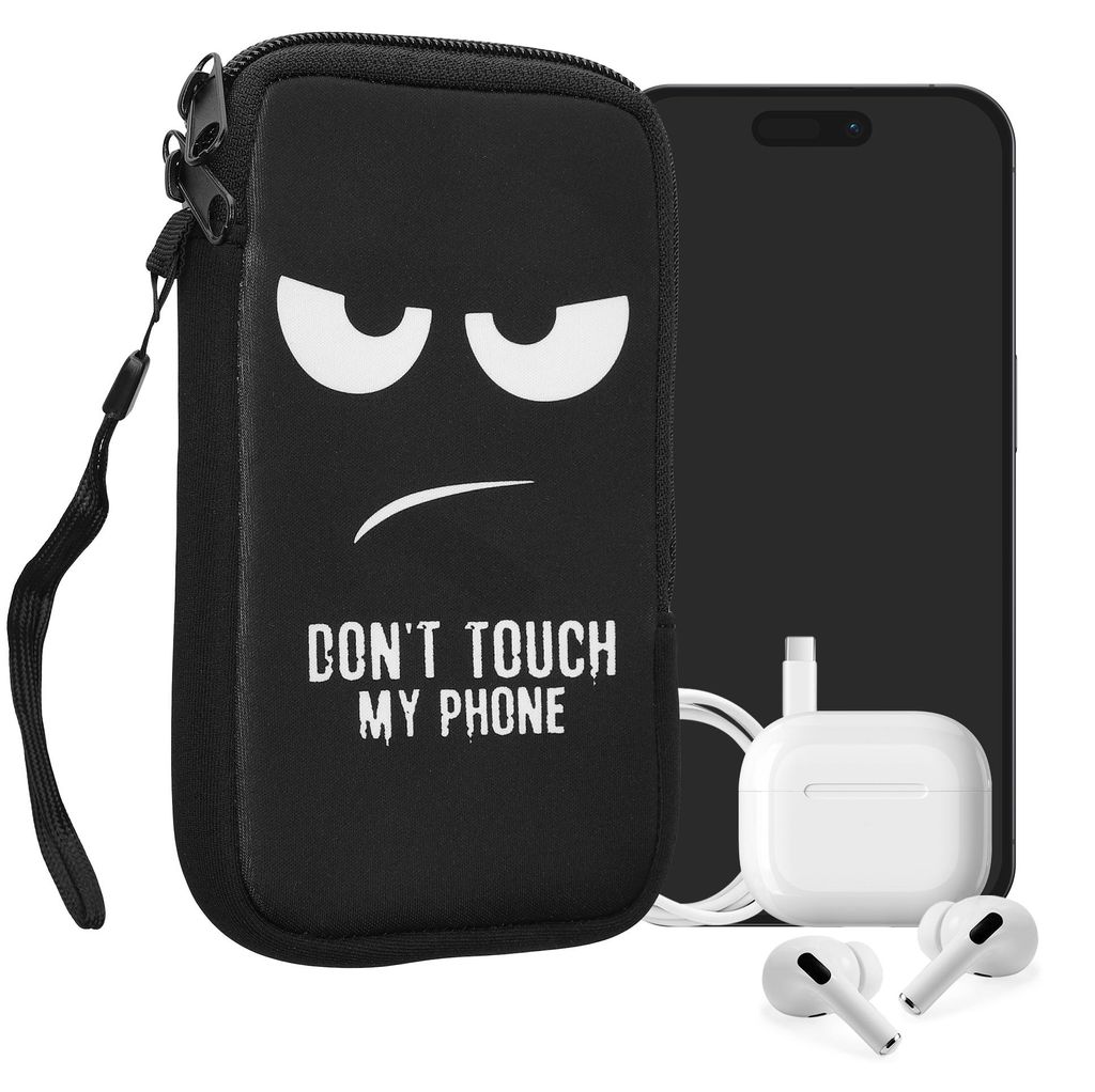 kwmobile Handytasche für Smartphones L - 6,5" - Neopren Produktbild 