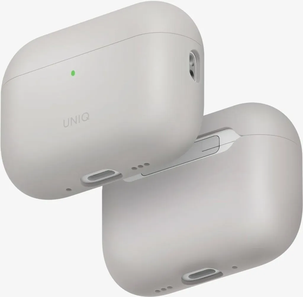 Custodia UNIQ Lino AirPods Pro 3 Beige | Silicone Liquido Premium