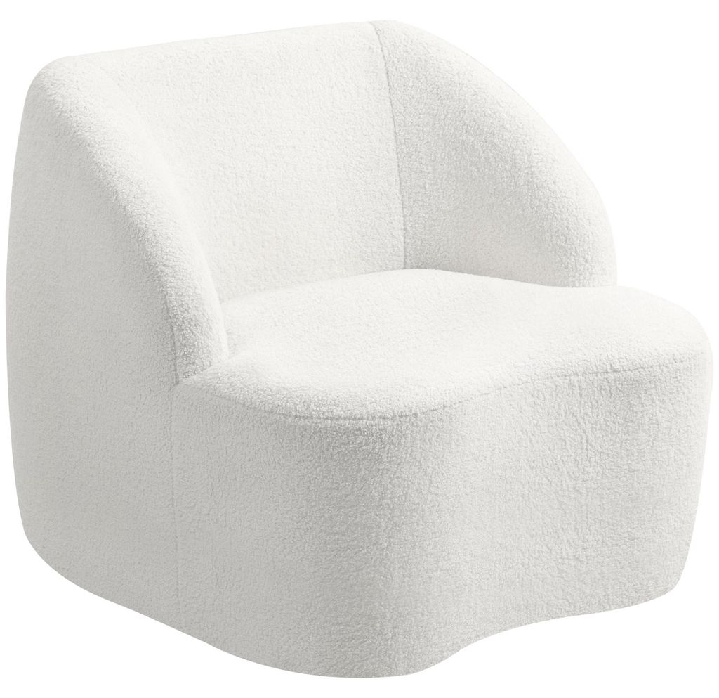 HOMCOM fauteuil, loungefauteuil met een golvend design, een Productafbeelding 