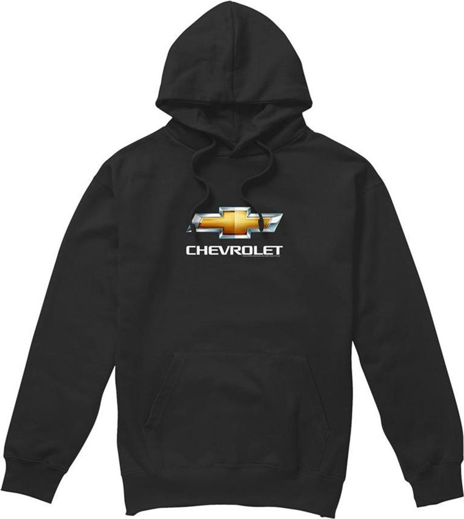 Chevrolet - "Bowtie Stacked" Kapuzenpullover für Herren/Damen Uni TV21032 (L) (Schwarz)