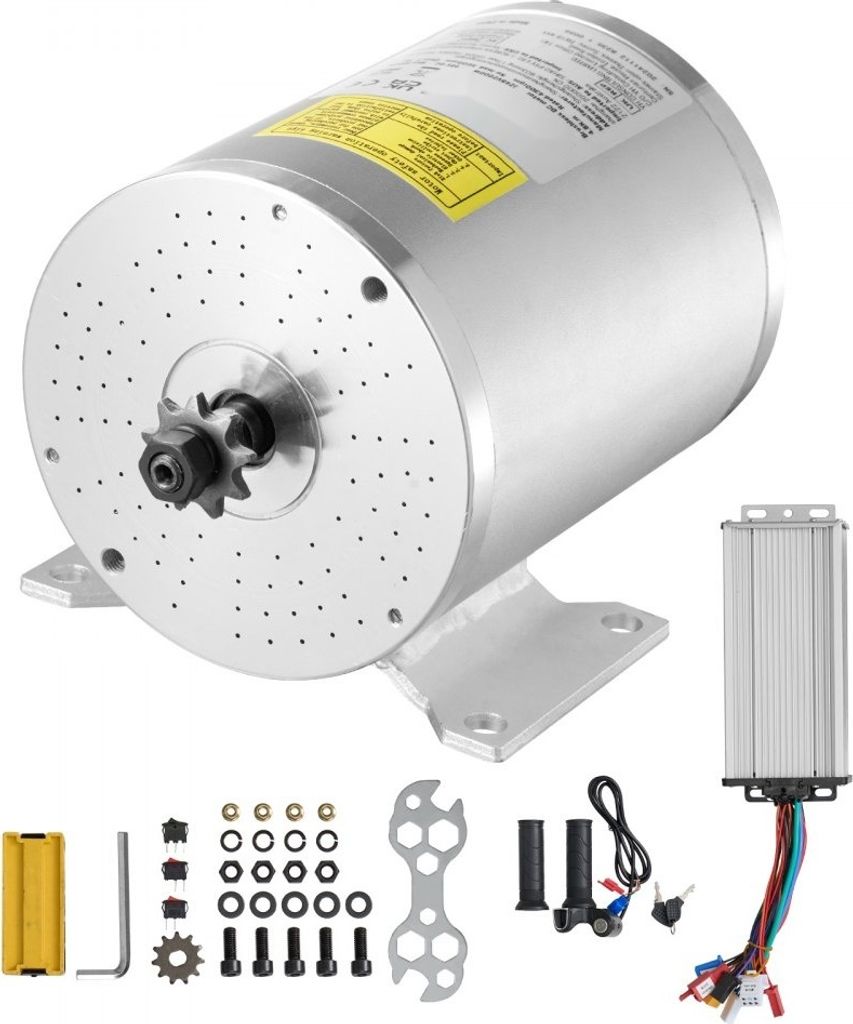 2000W Elektrischer Brushless Gleichstrommotor Set 48V 4300rpm - Motor und Geschwindigkeitsregler