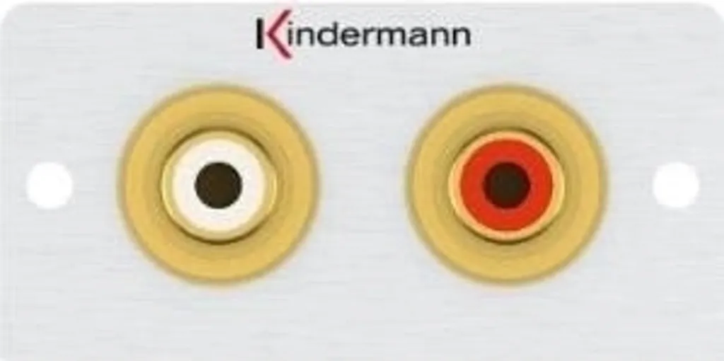 Faceplate Kindermann pour Boîtier de Table - Solution Snap-In sur Mesure