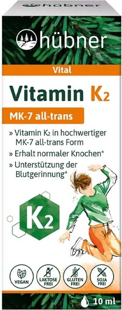 Hübner Vitamin K2 Tropfen | 10 ml | MK-7 all-trans | vegan