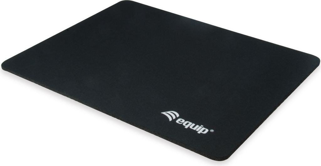 Equip Maus-Pad, Schwarz, Einfarbig, Nylon, Gummi, Anti-Rutsch-Basis