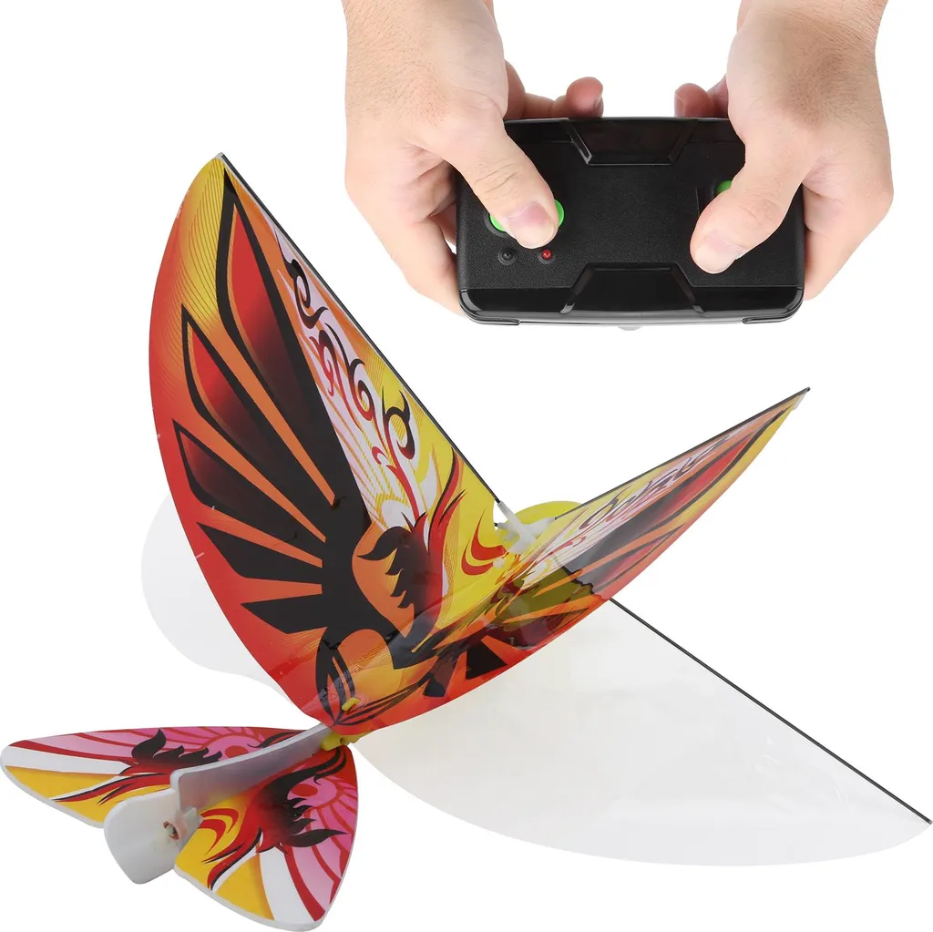 Oiseau RC anti-choc orange E-Bird simulation vol réel pour enfant - 3