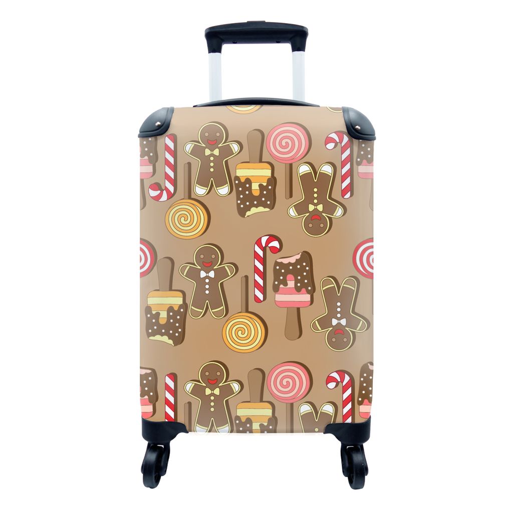 MuchoWow® Koffer Handgepäck Trolley Rollkoffer Kleine Produktbild 