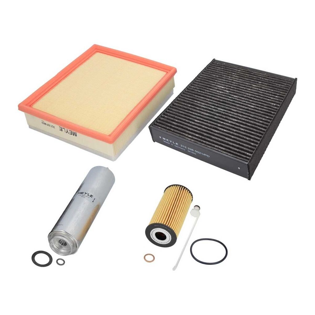 MEYLE Filterset Inspektionspaket Filtersatz für BMW 1 Schrägheck (F20) 3 Touring (F31) 3 Limousine (F30, F80) 4 Gran Coupe (F36) 3 GT (F34) 4 Coupe