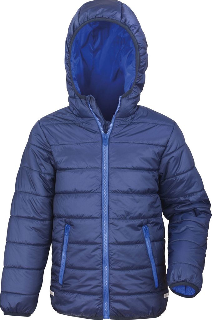 Result Core - Steppjacke für Kinder BC5464 (140) (Marineblau/Königsblau)