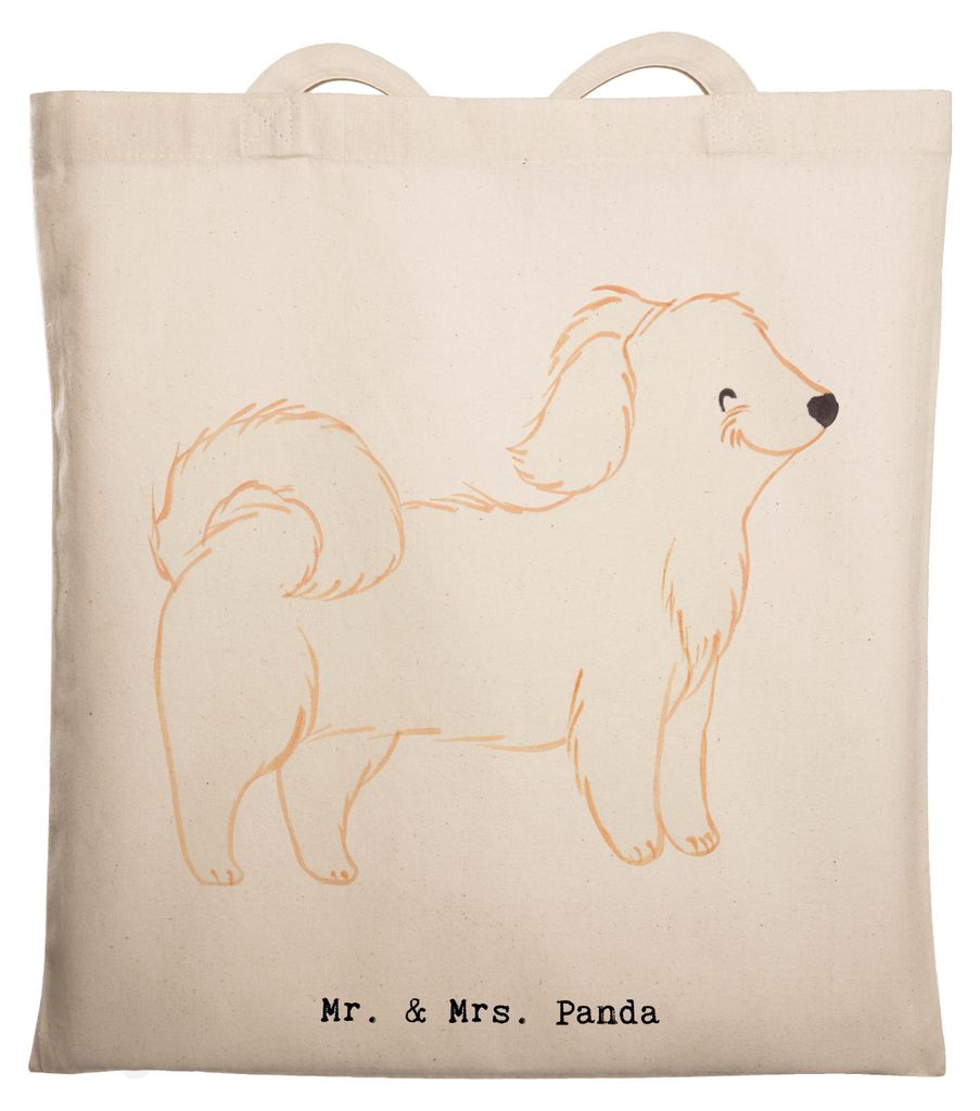 Mr. & Mrs. Panda Tote Bag Havaneser Moment - Transparent - Geschenk, Tasche, Bichón Habanero, Tragetasche, Schultasche, Jutebeutel, Shopping, Bich...