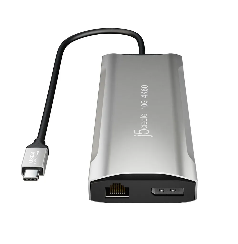 Station d'accueil USB-C Multi-Écran j5create JCD397-N de 100W Gris