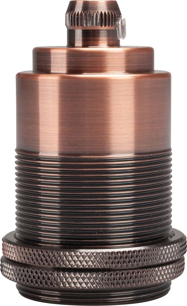 Lampenfassung E27 vintage Edison Lampensockel Rotbronze EC1615