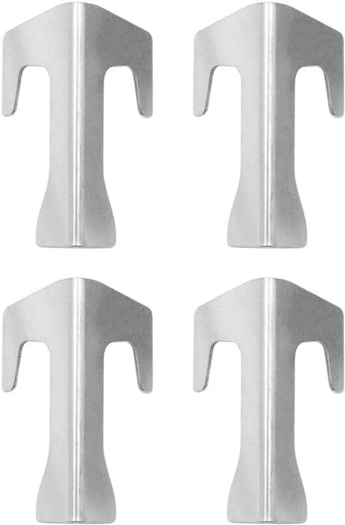 Entretoises universelles pour plaques de cuisson en acier inoxydable - 4 pcs