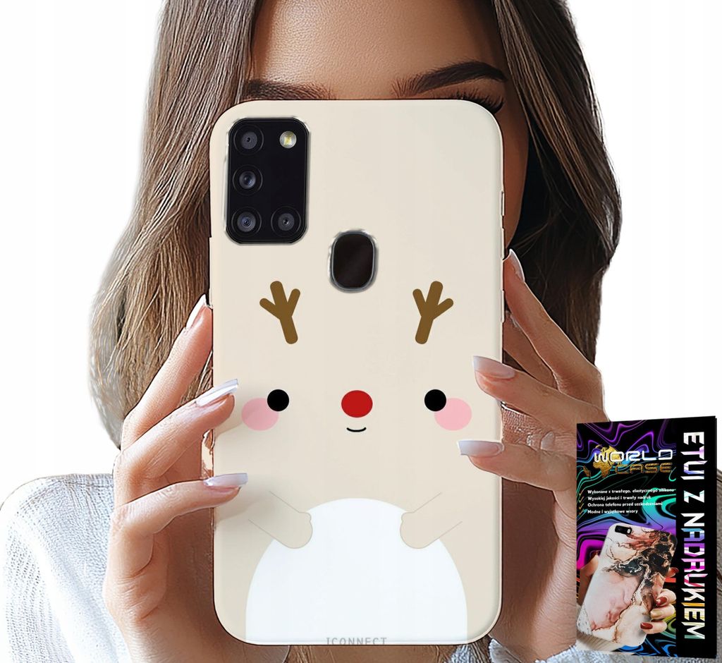 Etui Für Samsung Galaxy A21S - Gentleman, Ghost, Weihnachtsdekoration