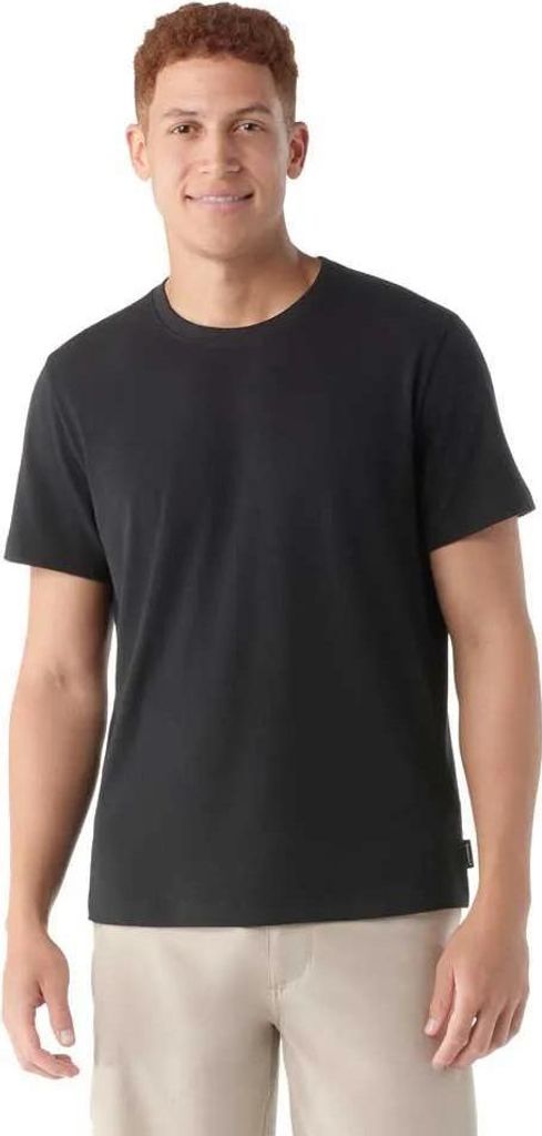 Smartwool Perfect Crew Kurzarm-t-shirt Schwarz L Herren Schwarz L