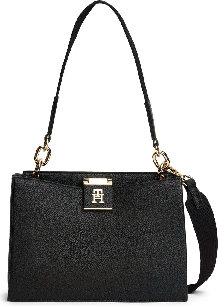 Sac à poignée chic noir 24,5 cm Her - Finition premium et format idéal