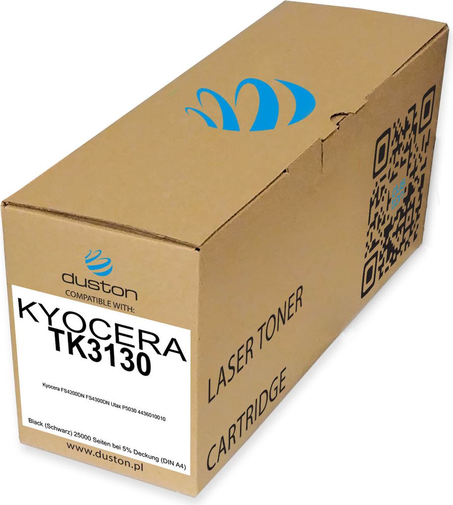 TK3130, TK-3130 Toner Druckertoner Patrone Schwarz kompatibel mit Kyocera FS4200DN FS4300DN