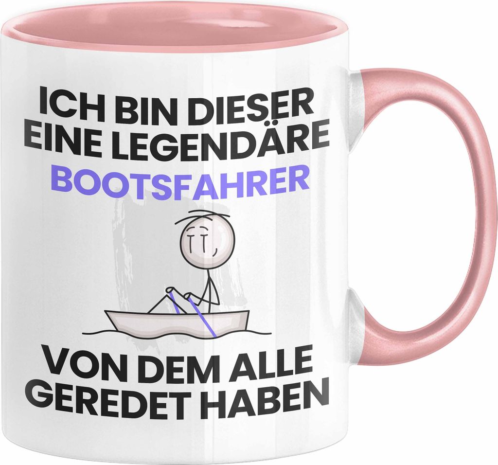 Bootsfahrer Geschenk Tasse Lustige Geschenkidee Geburtstag für Bootsfahrer Ich Bin Dieser Legendäre Bootsfahrer Von Dem Alle Geredet Haben Kaffee...