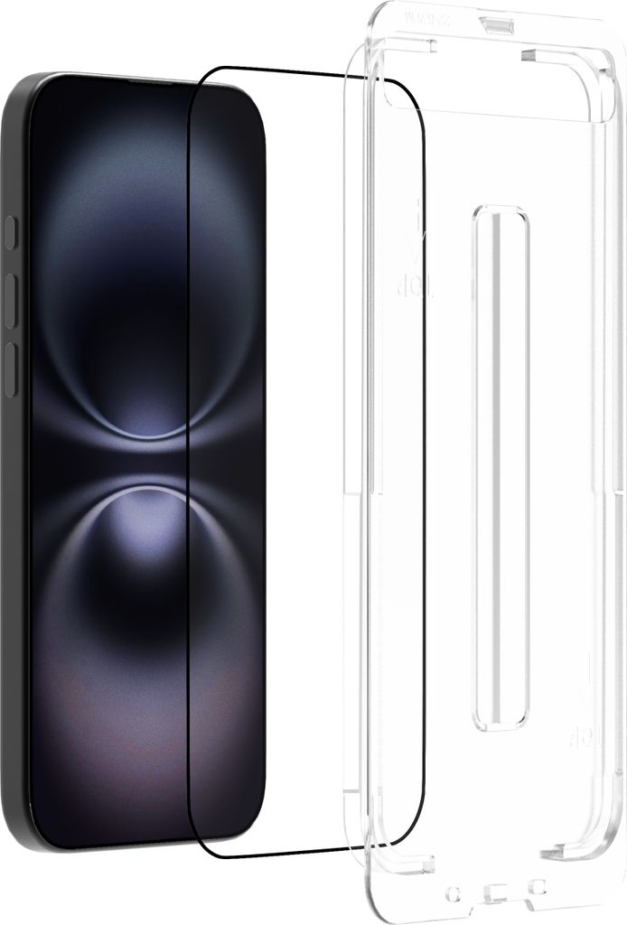 Schutzfolie Apple iPhone 16 Plus - Panzerglas - Cazy - Transparant