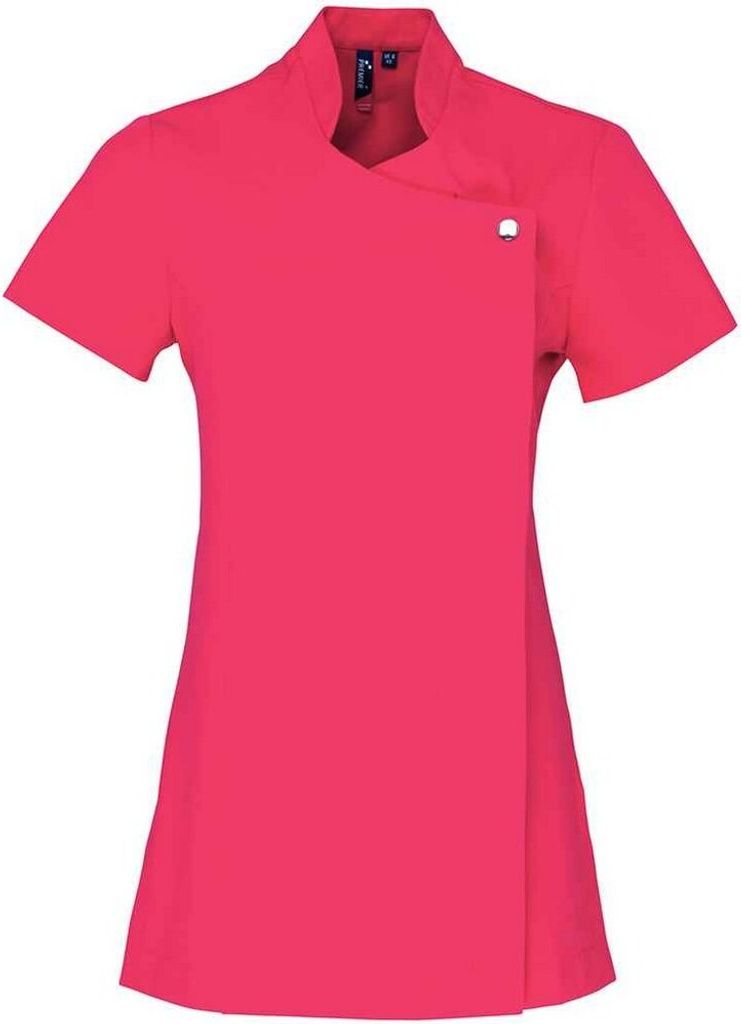 Premier - Tunika für Damen kurzärmlig PC3375 (38 DE) (Leuchtend Pink)