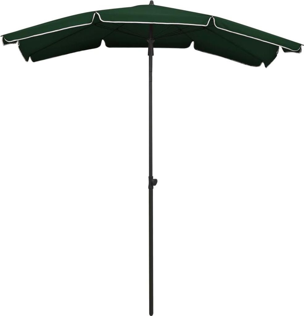 vidaXL Sonnenschirm mit Mast 200x130 cm Grün Produktbild 