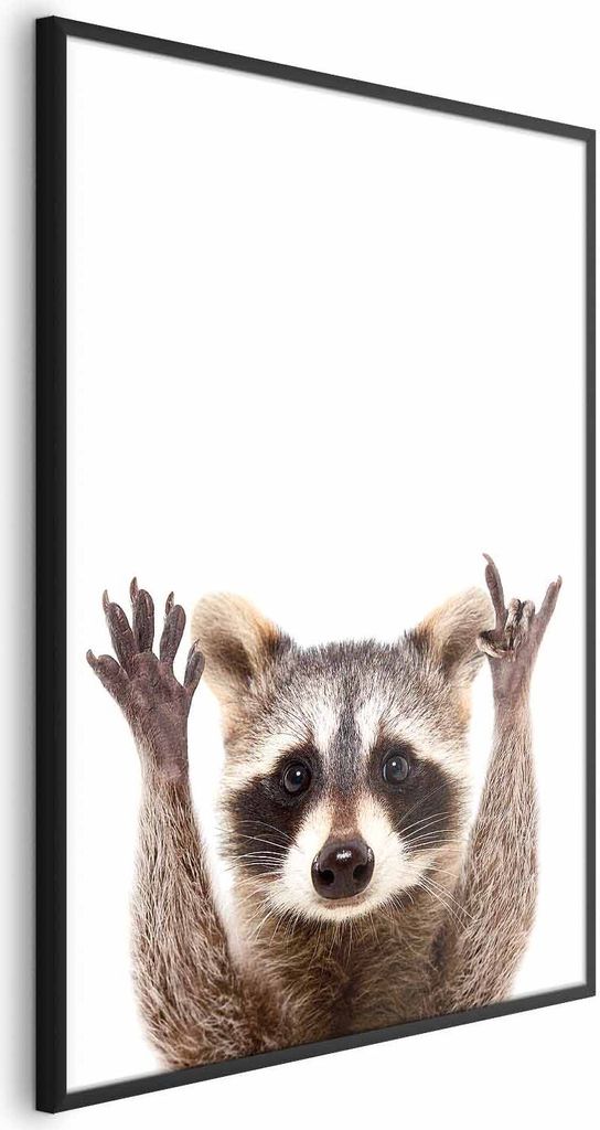Posterpapier Poster - Raccoon 21x30 cm Für Kinder g-B-0097-ao-a