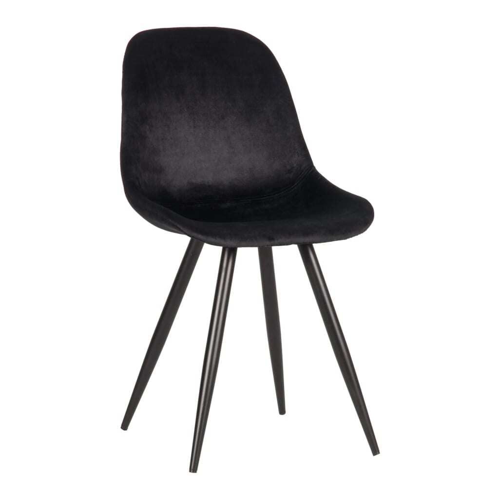 LABEL51 Esszimmerstühle 2 Stk. Capri 46x56x88 cm Schwarz