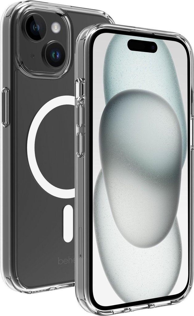 BeHello BEHBAC00149, Cover, Apple, iPhone 15, 15,5 cm (6.1"), Transparent