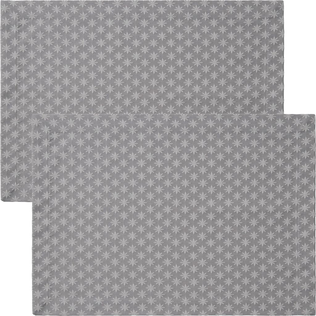 Erwin Müller Tischset Denia" 2er-Pack silber 35x50 cm"