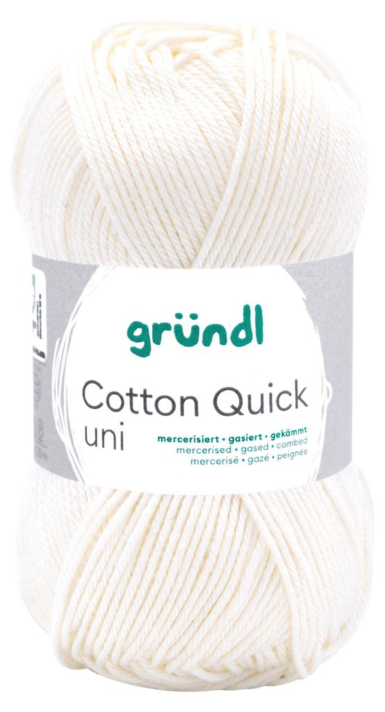 Gründl Cotone quick uni,50g.100%cotone,mercerizzato,filato Immagine del prodotto 