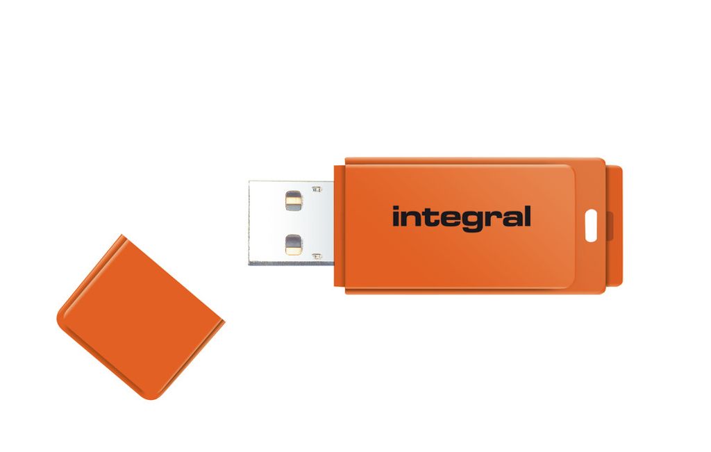 Integral - USB Stick Integral FD 32 GB Neon Oranje | Blasen Sie ein 1 Stück