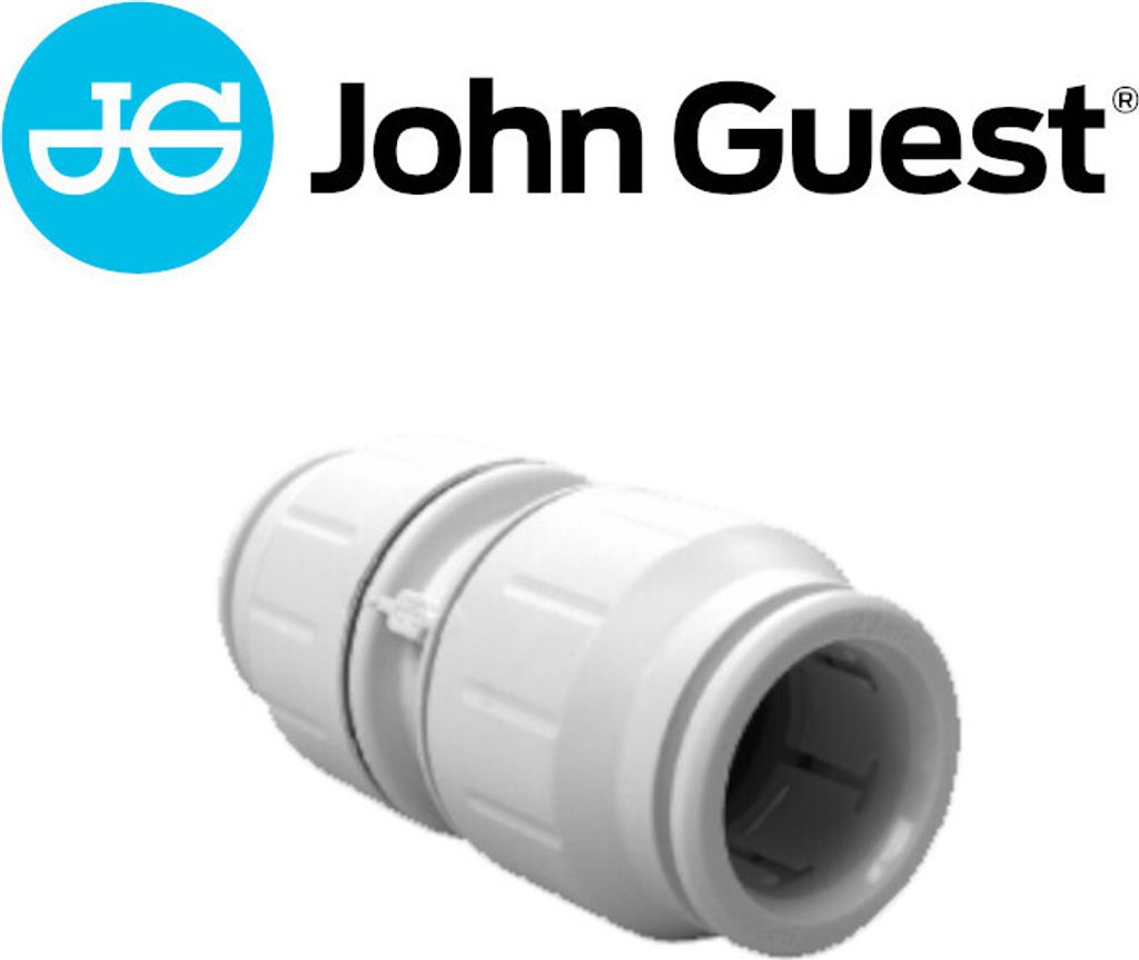 John Guest Speedfit Kunststoff-Steckfitting, gerader Rohr-Verbinder, PEM0428, für Rohr Ø 28mm