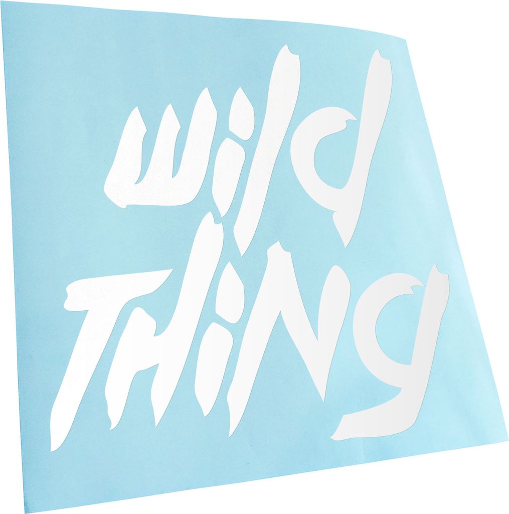 hauptsachebeklebt Kiwistar - Autoaufkleber - Wild Thing - Girl - Tussi Heckscheibe - Aufkleber für Auto Kfz Fahrrad, LKW, Truck Mofa