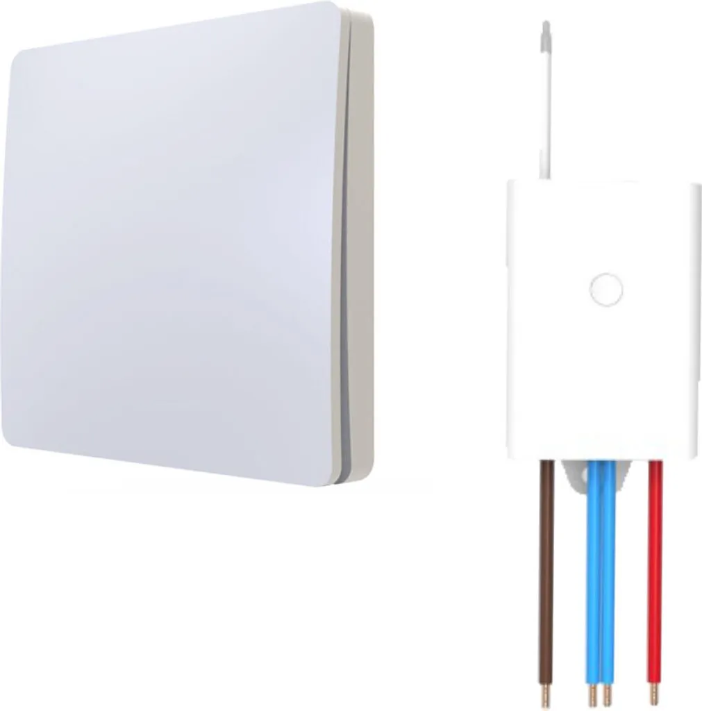 Interrupteur sans fil sans pile 230V Kalb pour éclairage LED Blanc