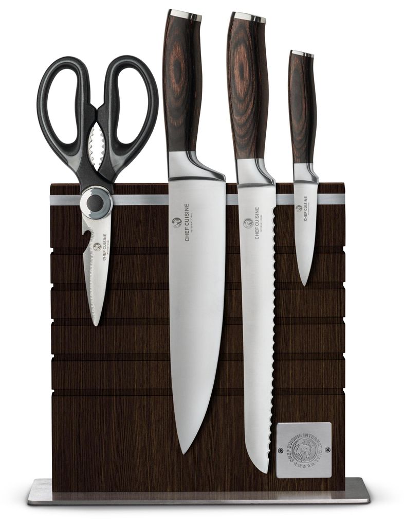 Chef Cuisine Messer Set Pakkaholz, 5-tlg.