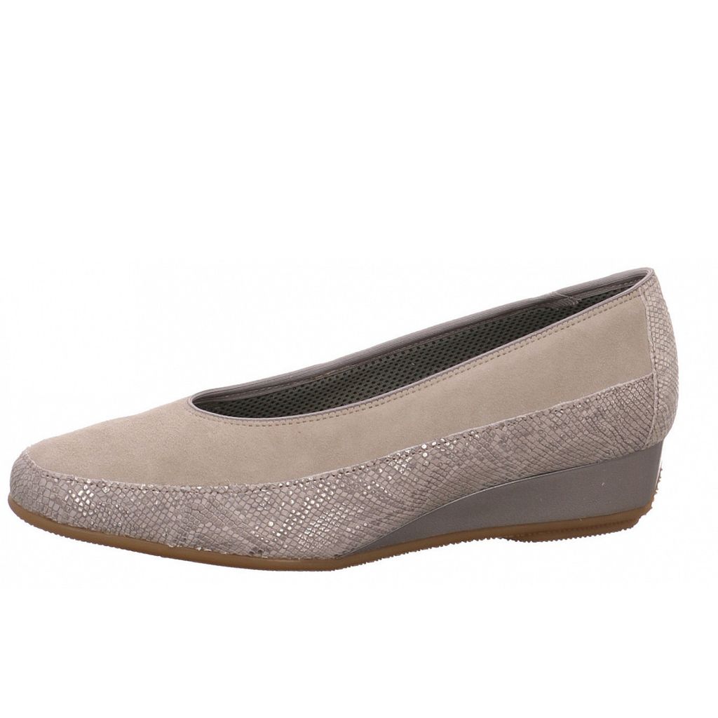 Ara Damen bequeme Pumps in Grau, Größe 6.5