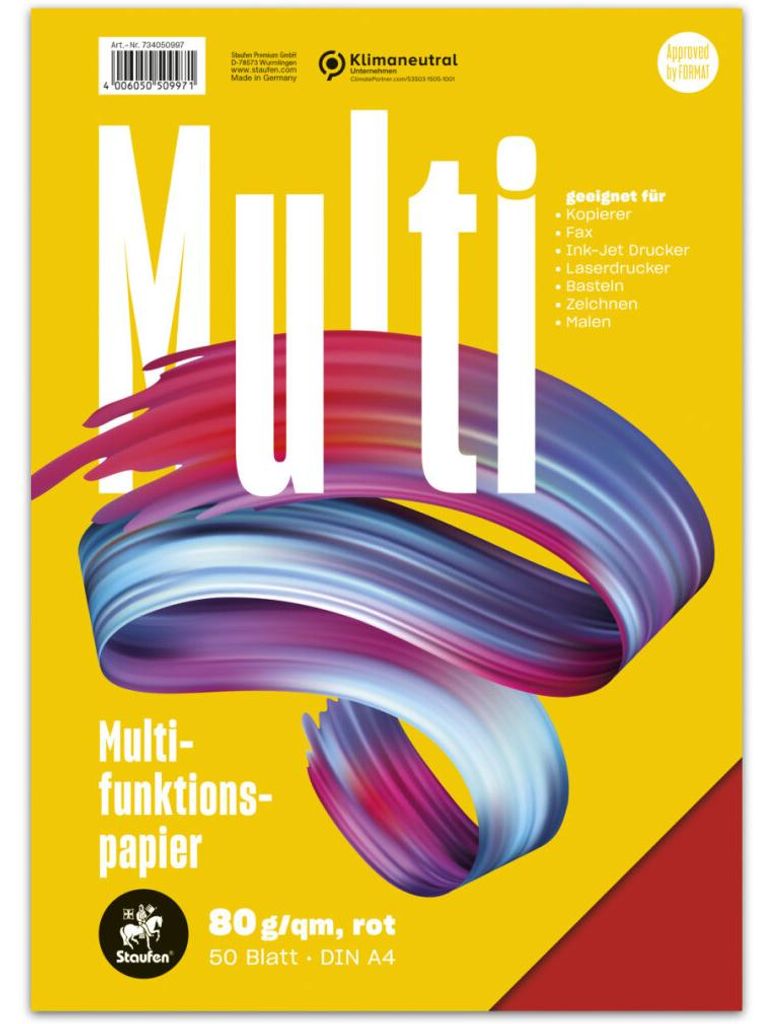 Staufen® 734050997 Carta multifunzionale 7X PLUS - A4, 80 Immagine del prodotto 