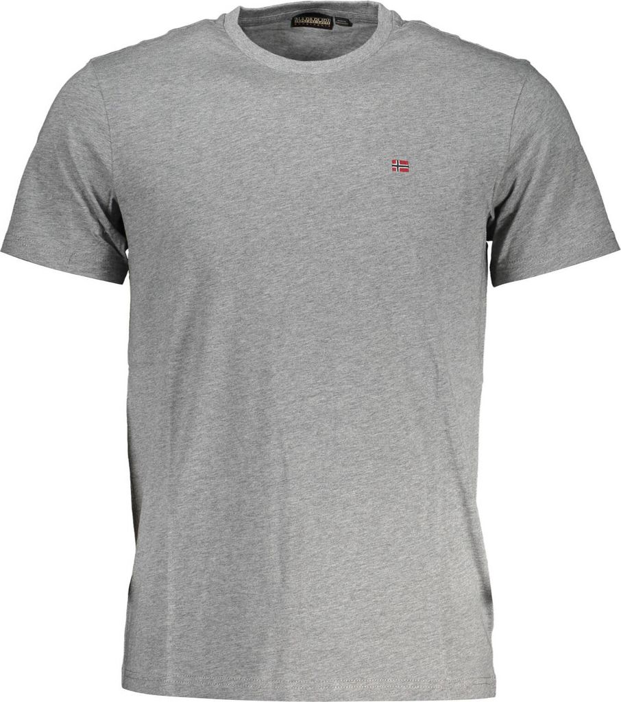 Napapijri Herren KURZARM-T-SHIRT Grau NP0A4H8DSALISSSSUM_B1A357F_GRIGIO160 : Größe - L Größe: L