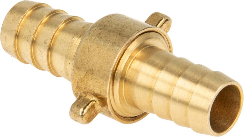 tecuro 3/3 Schlauchverschraubung mit Tülle Ø 13 mm - 1/2 Zoll flachdichtend